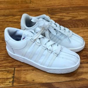 NEW K-Swiss Little Kids White Sneakers